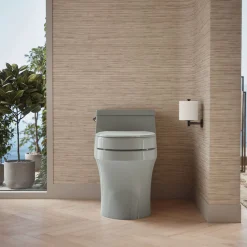 Elevated Quiet-Close™ round-front toilet seat^Kohler Best