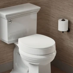 Elevated Quiet-Close™ round-front toilet seat^Kohler Best