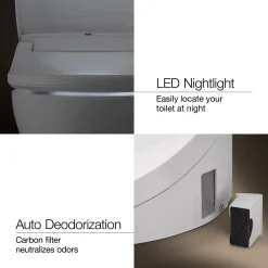 Elongated bidet toilet seat^Kohler New