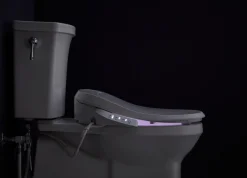Elongated bidet toilet seat^Kohler New