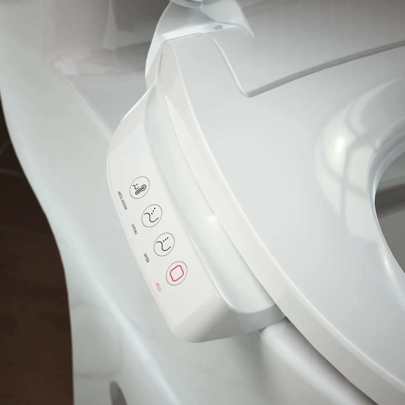 Elongated bidet toilet seat^Kohler New