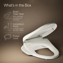 Elongated bidet toilet seat^Kohler Sale