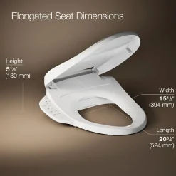 Elongated bidet toilet seat^Kohler Sale