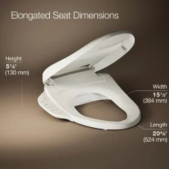 Elongated bidet toilet seat^Kohler Sale