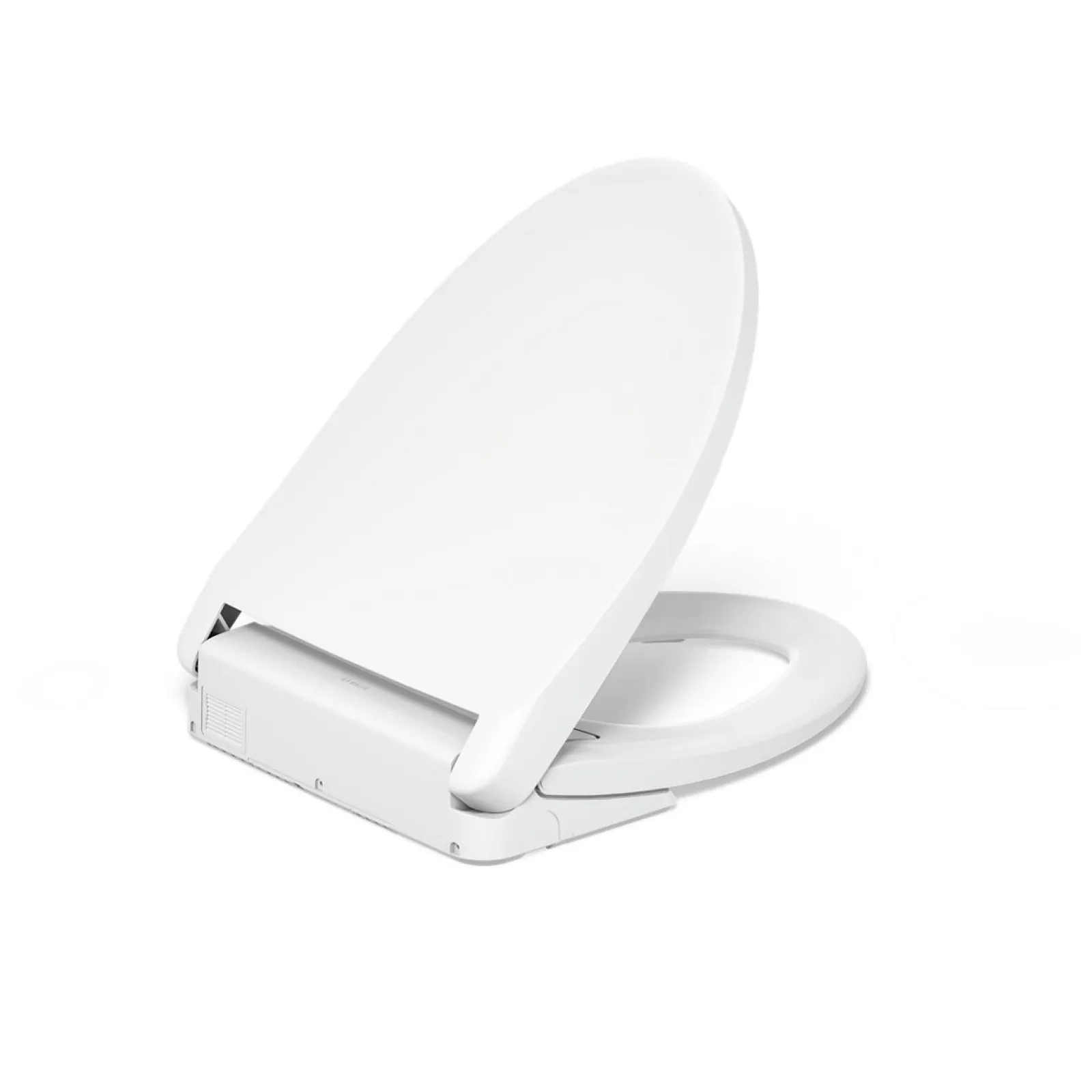 Elongated bidet toilet seat with remote control^Kohler Hot