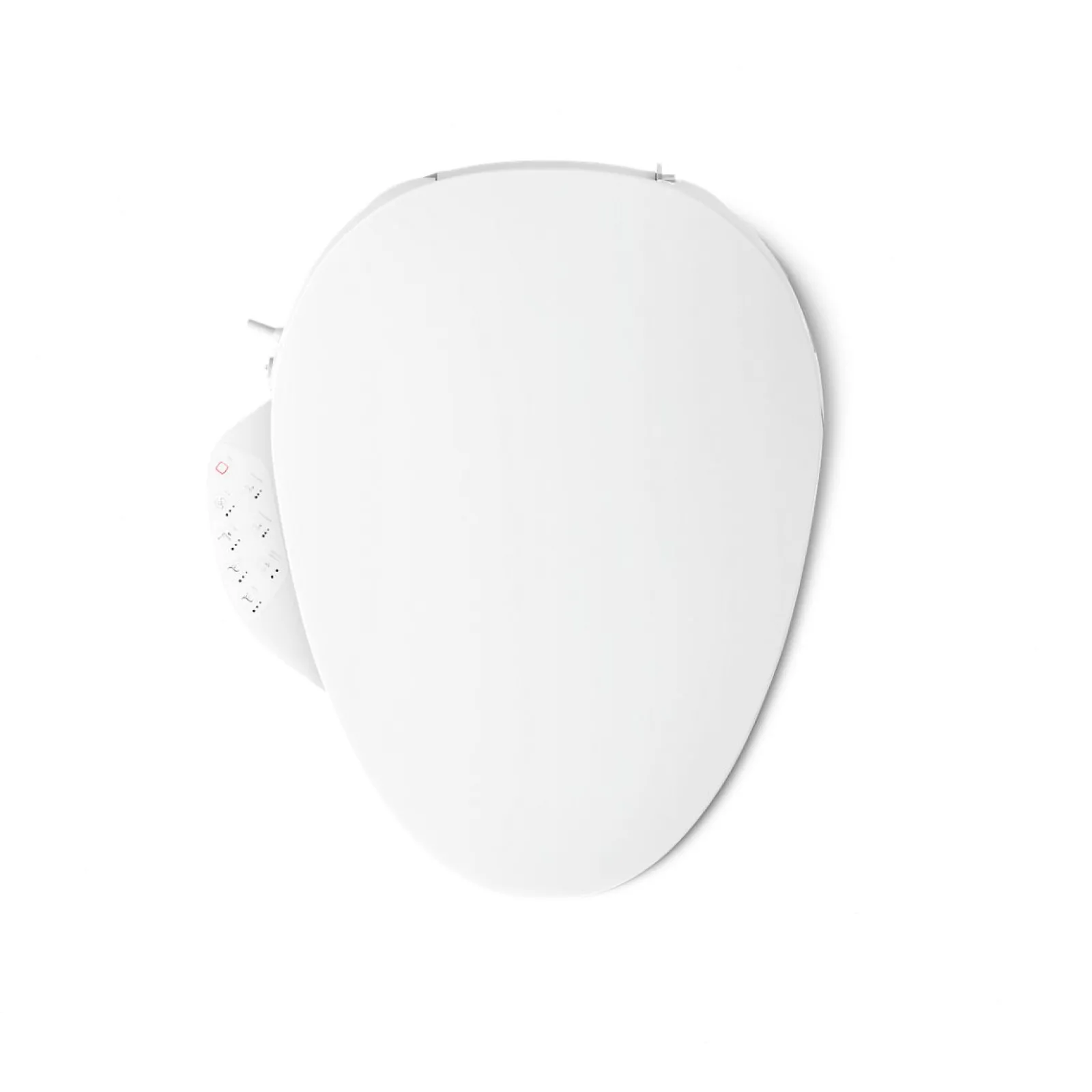 Elongated bidet toilet seat with remote control^Kohler