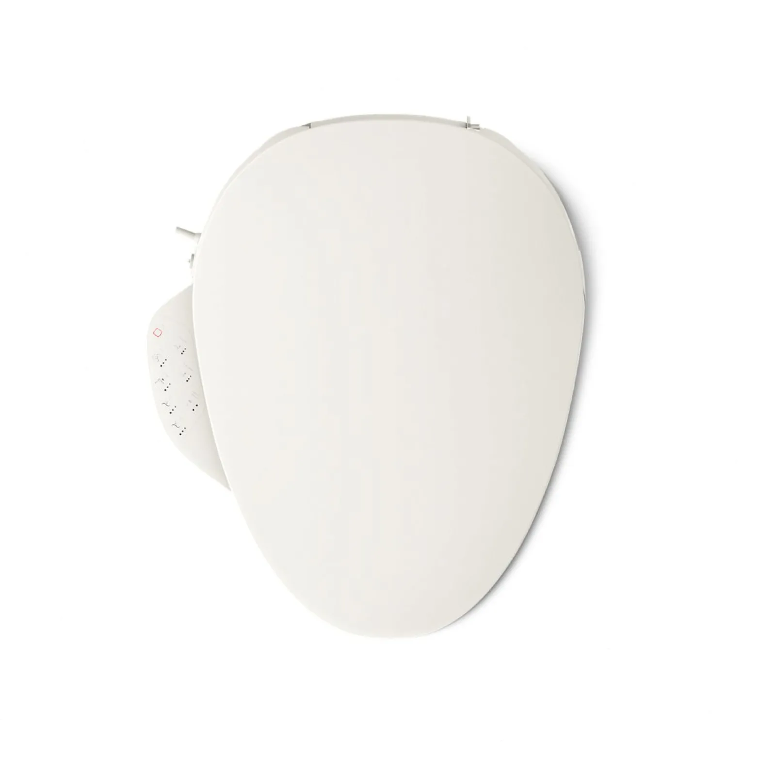 Elongated bidet toilet seat with remote control^Kohler