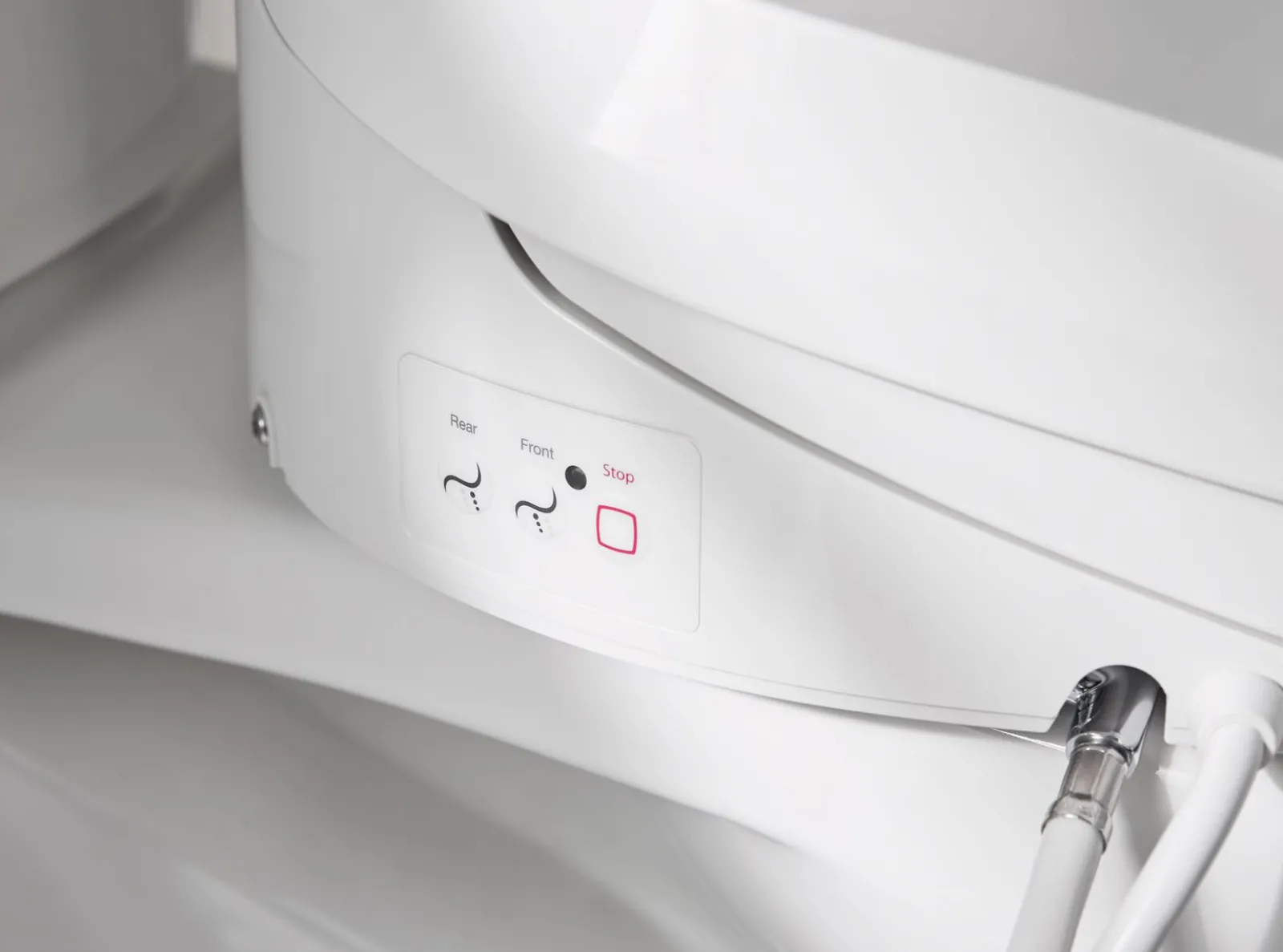 Elongated bidet toilet seat with remote control^Kohler Outlet
