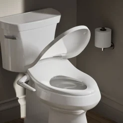 Elongated manual bidet toilet seat^Kohler New