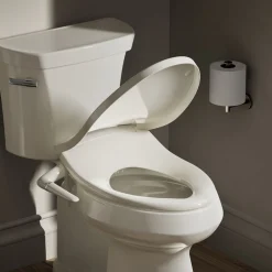 Elongated manual bidet toilet seat^Kohler New