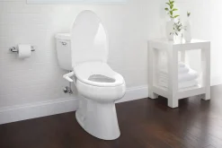 Elongated manual bidet toilet seat^Kohler New