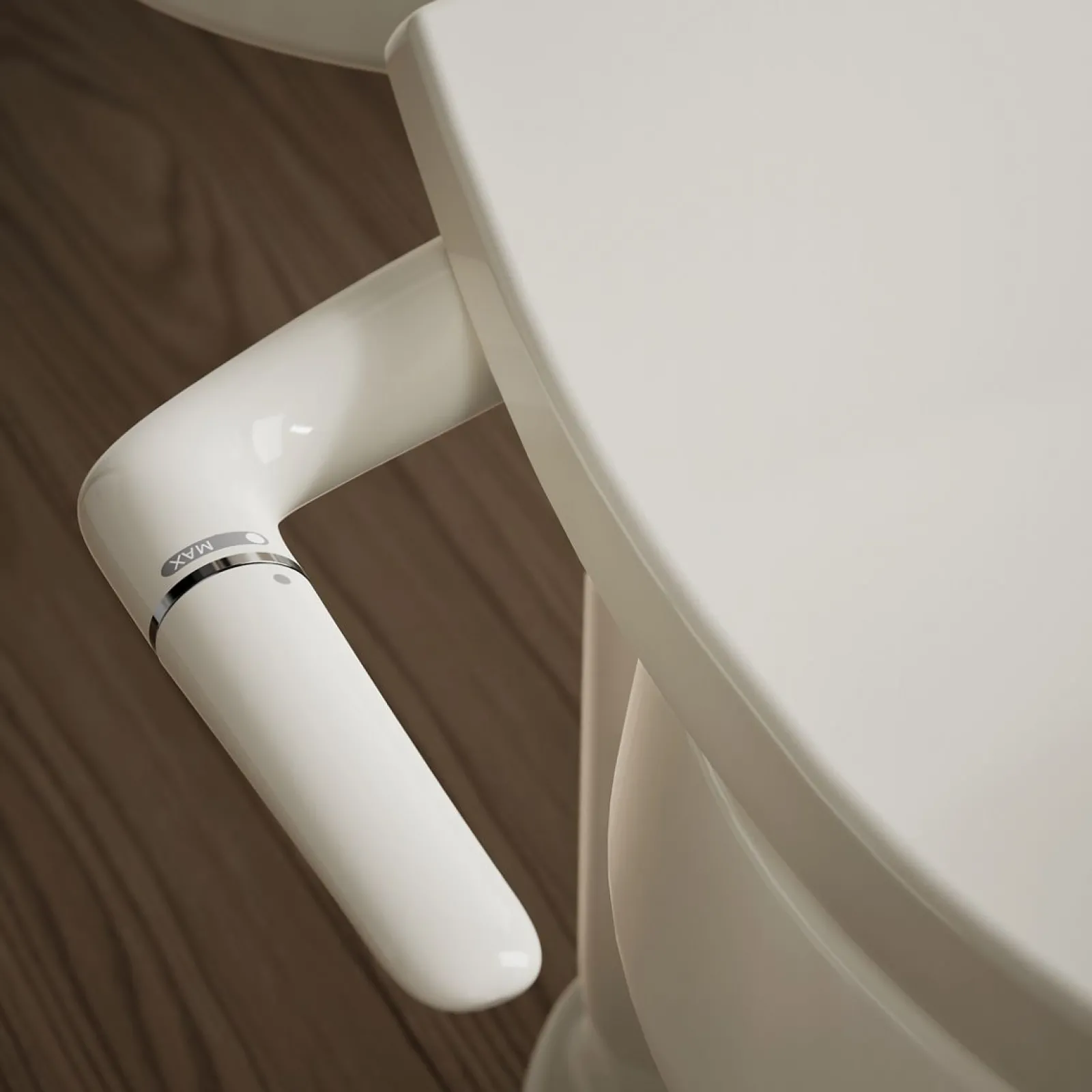 Elongated manual bidet toilet seat^Kohler New