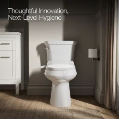 Elongated manual bidet toilet seat^Kohler New