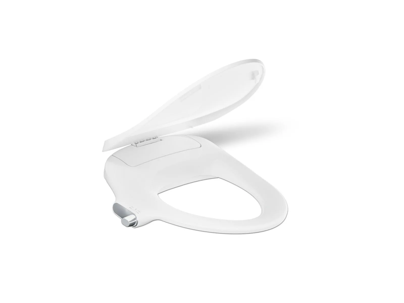 Elongated manual bidet toilet seat^Kohler