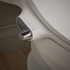 Elongated manual bidet toilet seat^Kohler