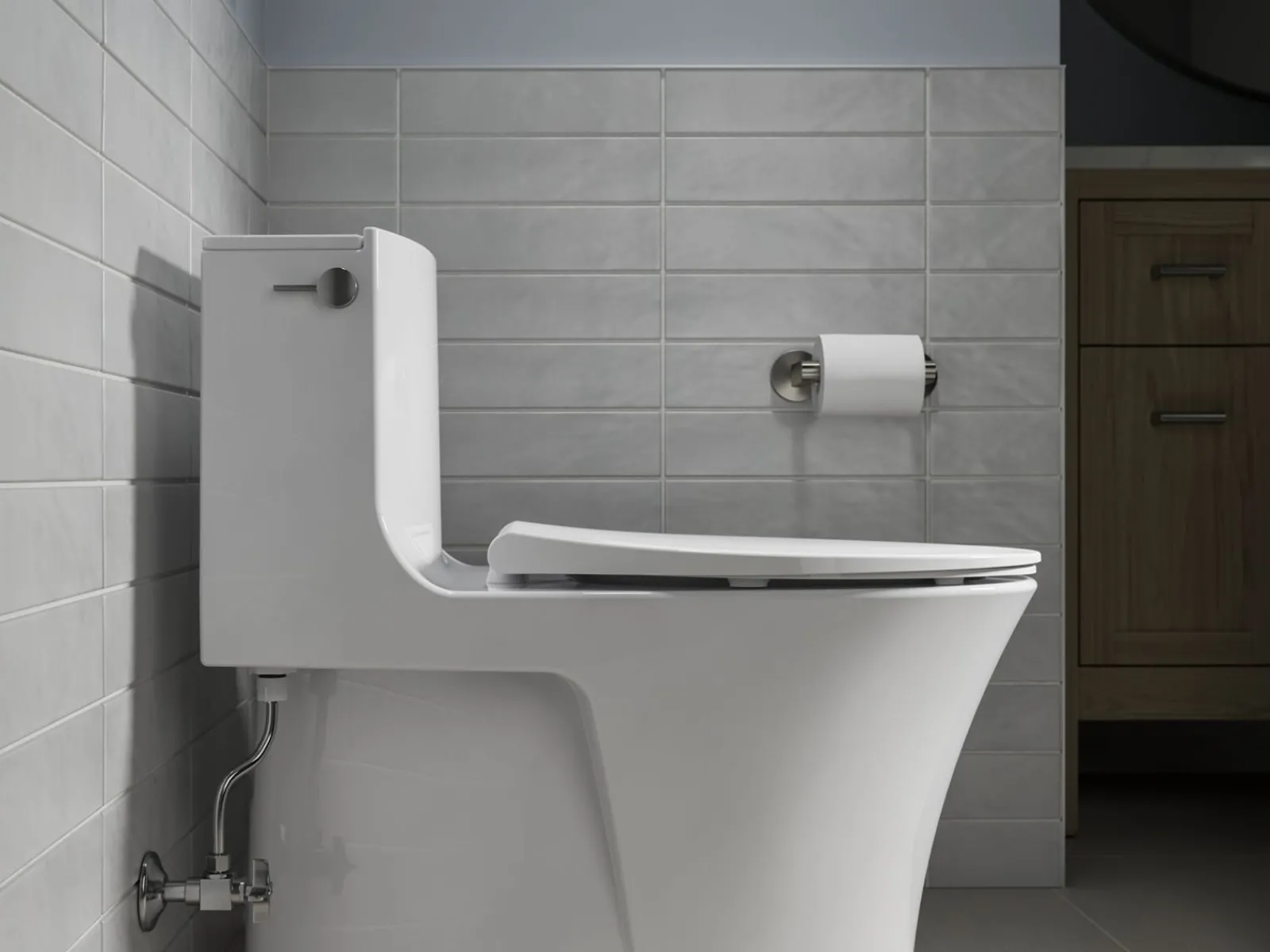 Elongated toilet seat^Kohler New