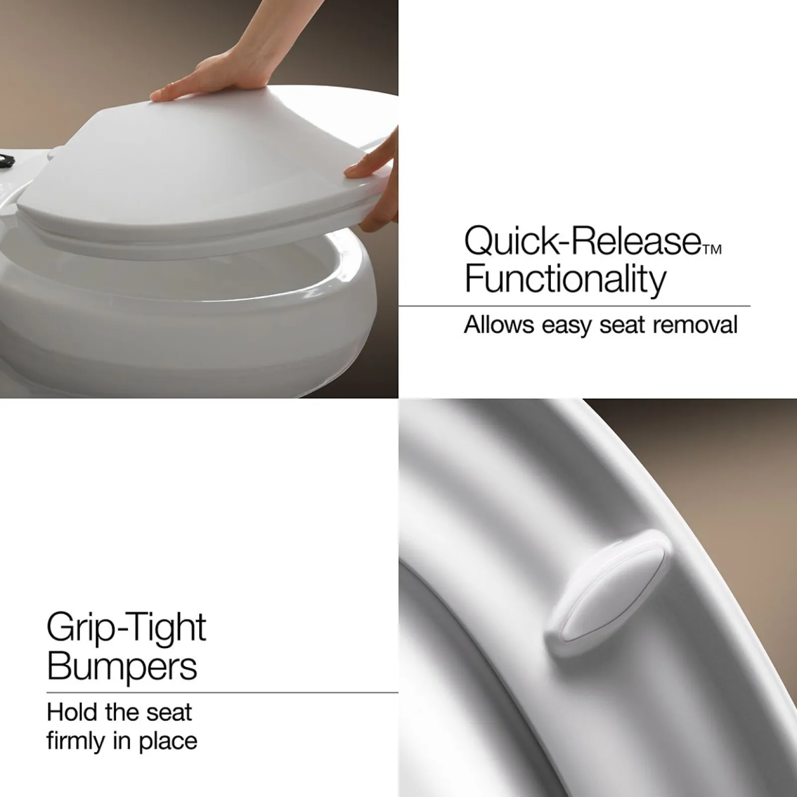 Elongated toilet seat^Kohler New