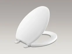 Elongated toilet seat^Kohler Hot