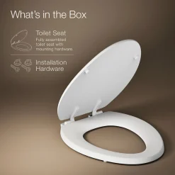 Elongated toilet seat^Kohler Online