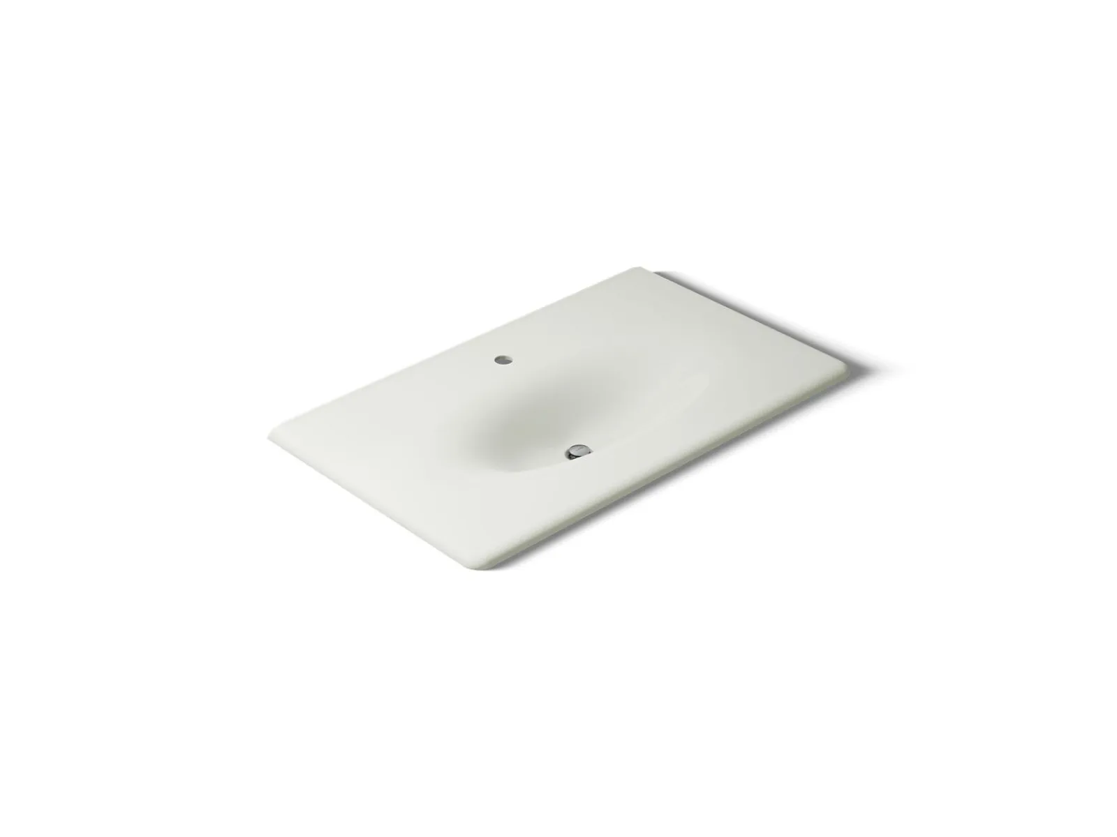 37" Enameled cast iron vanity top with integrated oval sink^Kohler Hot