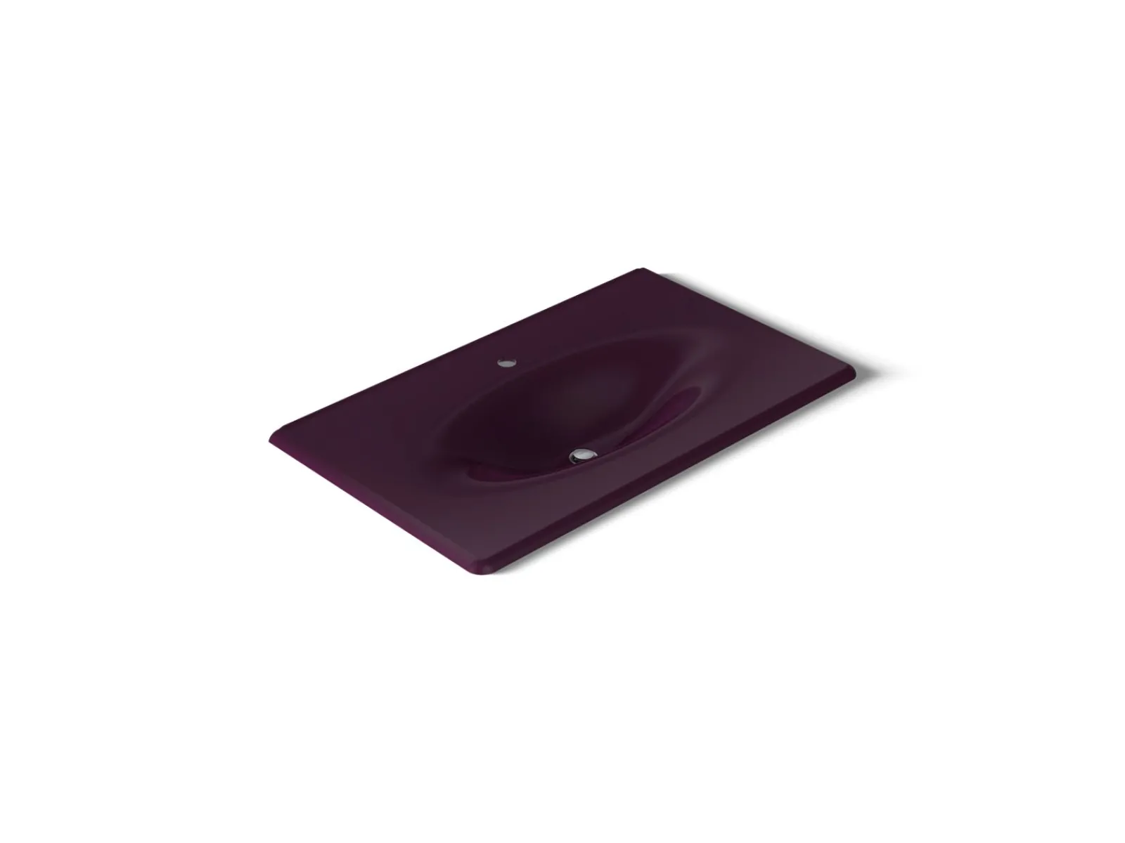 37" Enameled cast iron vanity top with integrated oval sink^Kohler Hot