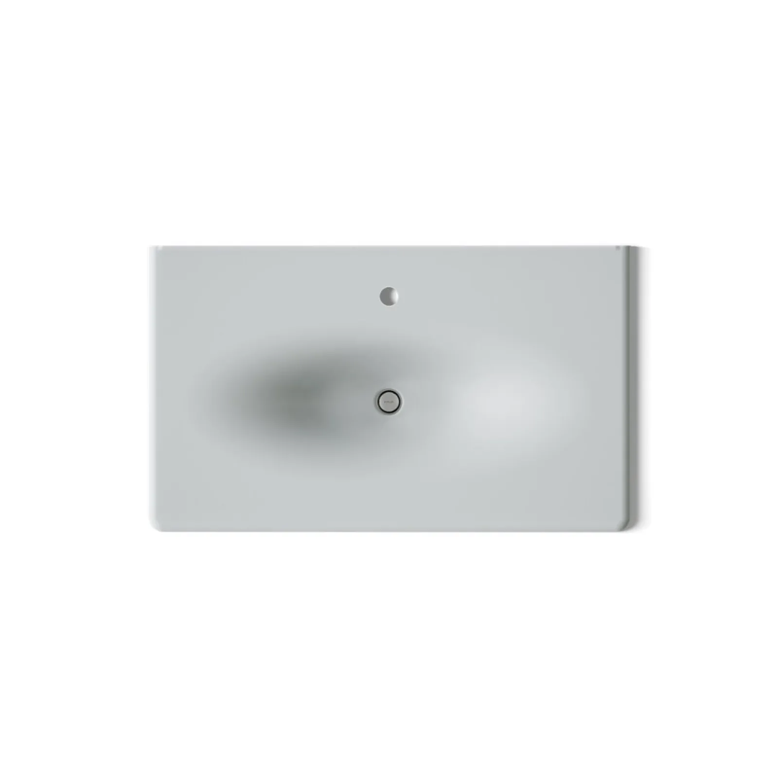 37" Enameled cast iron vanity top with integrated oval sink^Kohler Hot