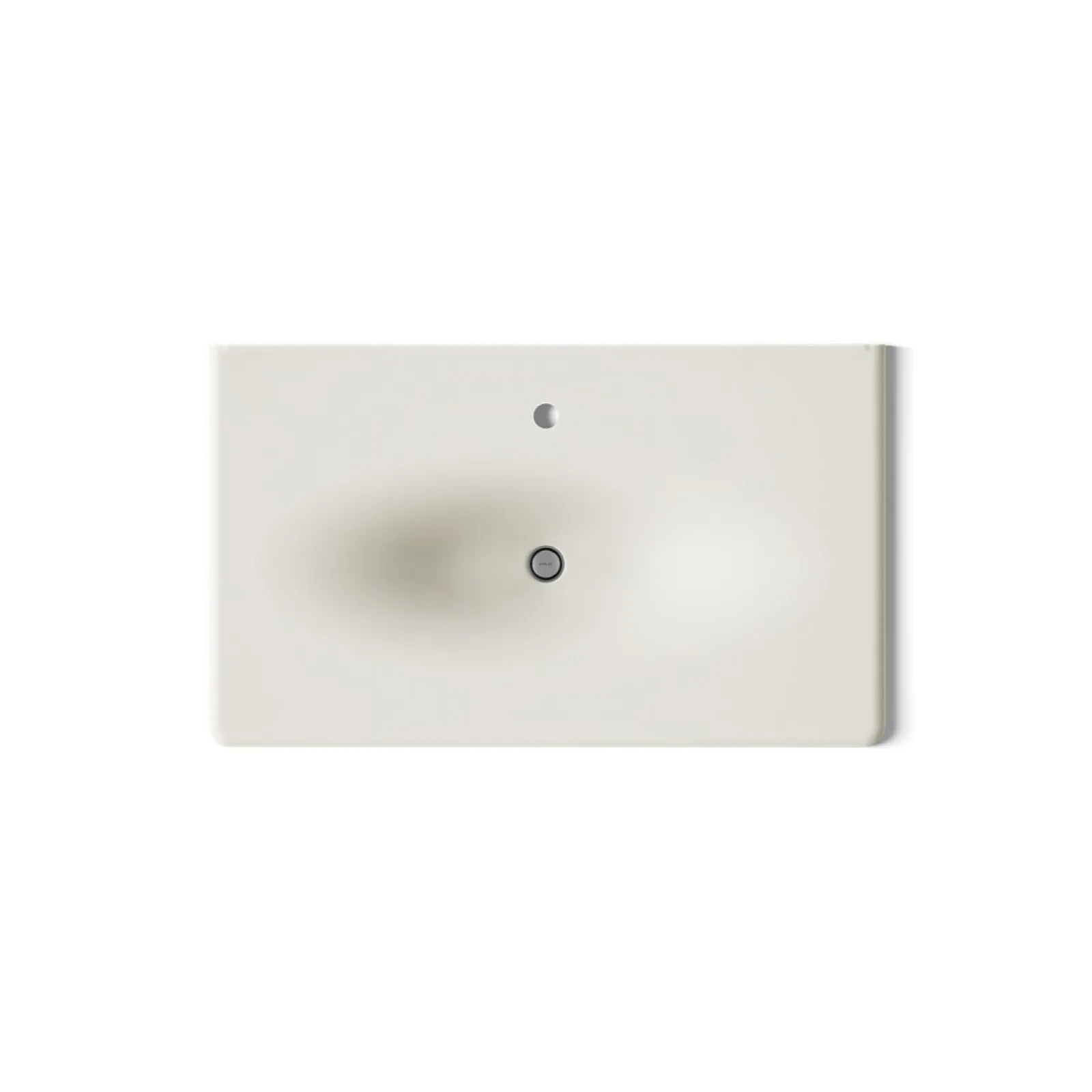 37" Enameled cast iron vanity top with integrated oval sink^Kohler Hot
