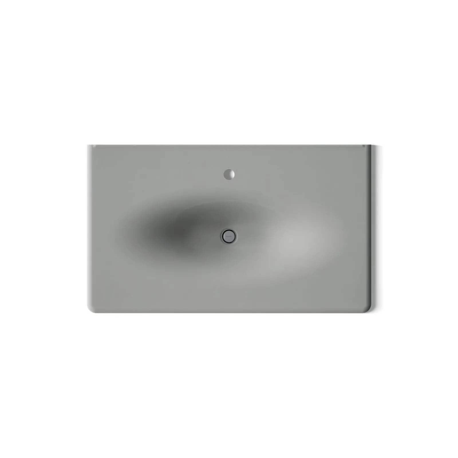 37" Enameled cast iron vanity top with integrated oval sink^Kohler Hot