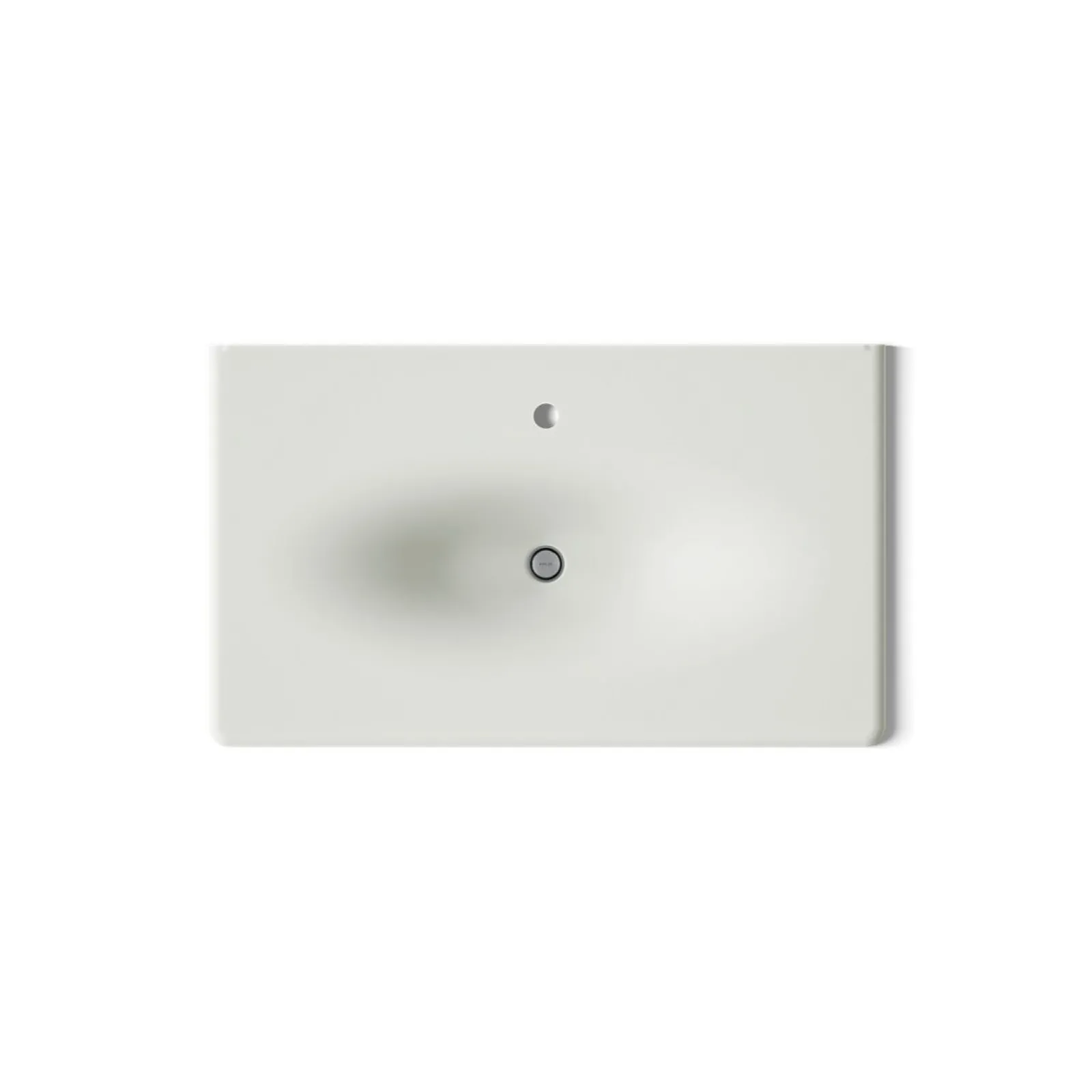 37" Enameled cast iron vanity top with integrated oval sink^Kohler Hot