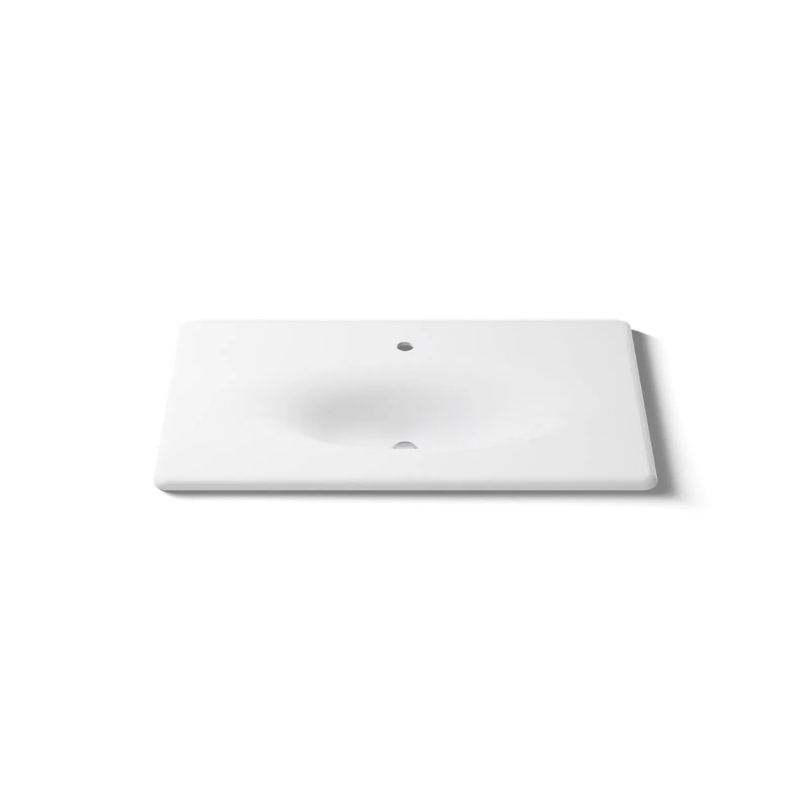 37" Enameled cast iron vanity top with integrated oval sink^Kohler Hot