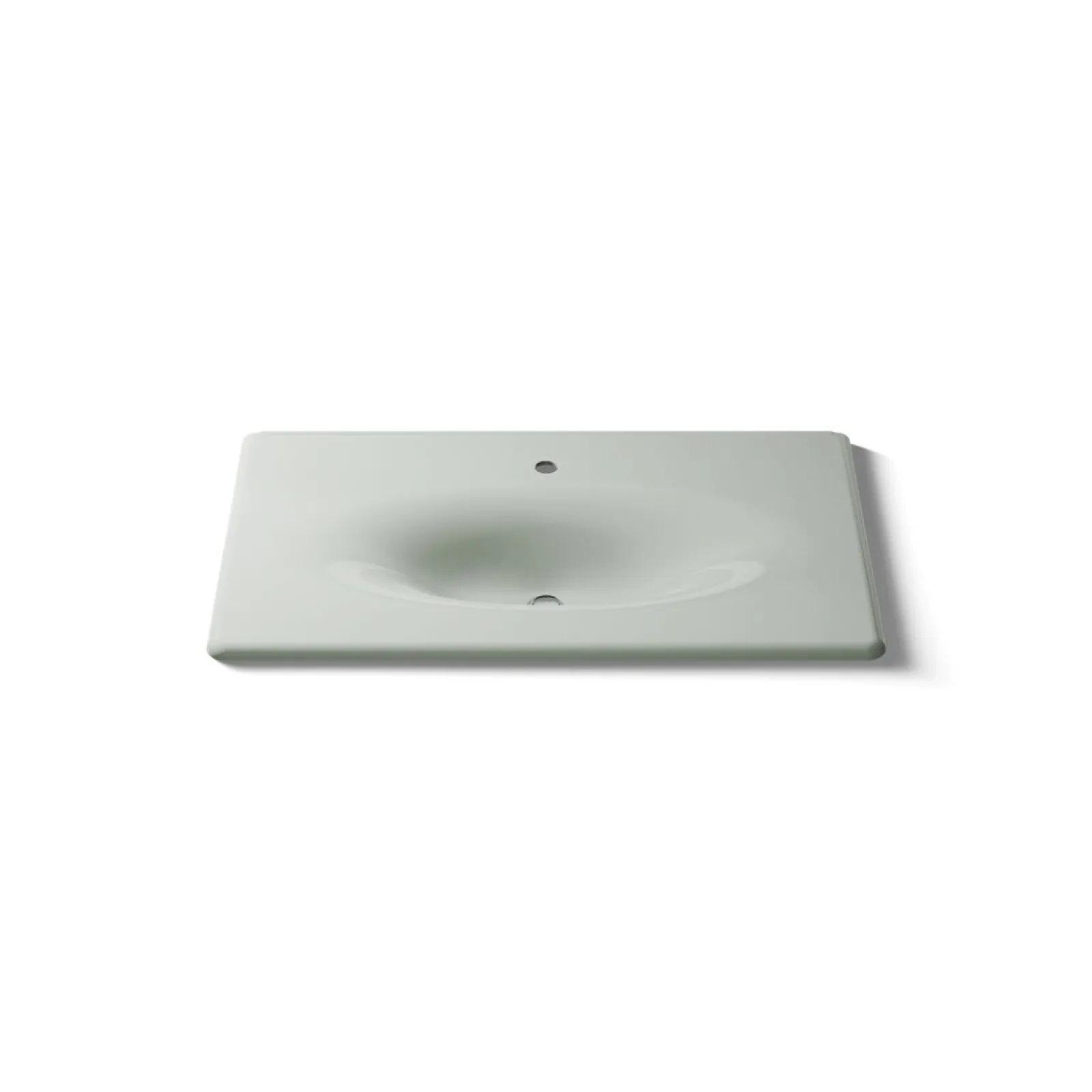 37" Enameled cast iron vanity top with integrated oval sink^Kohler Hot