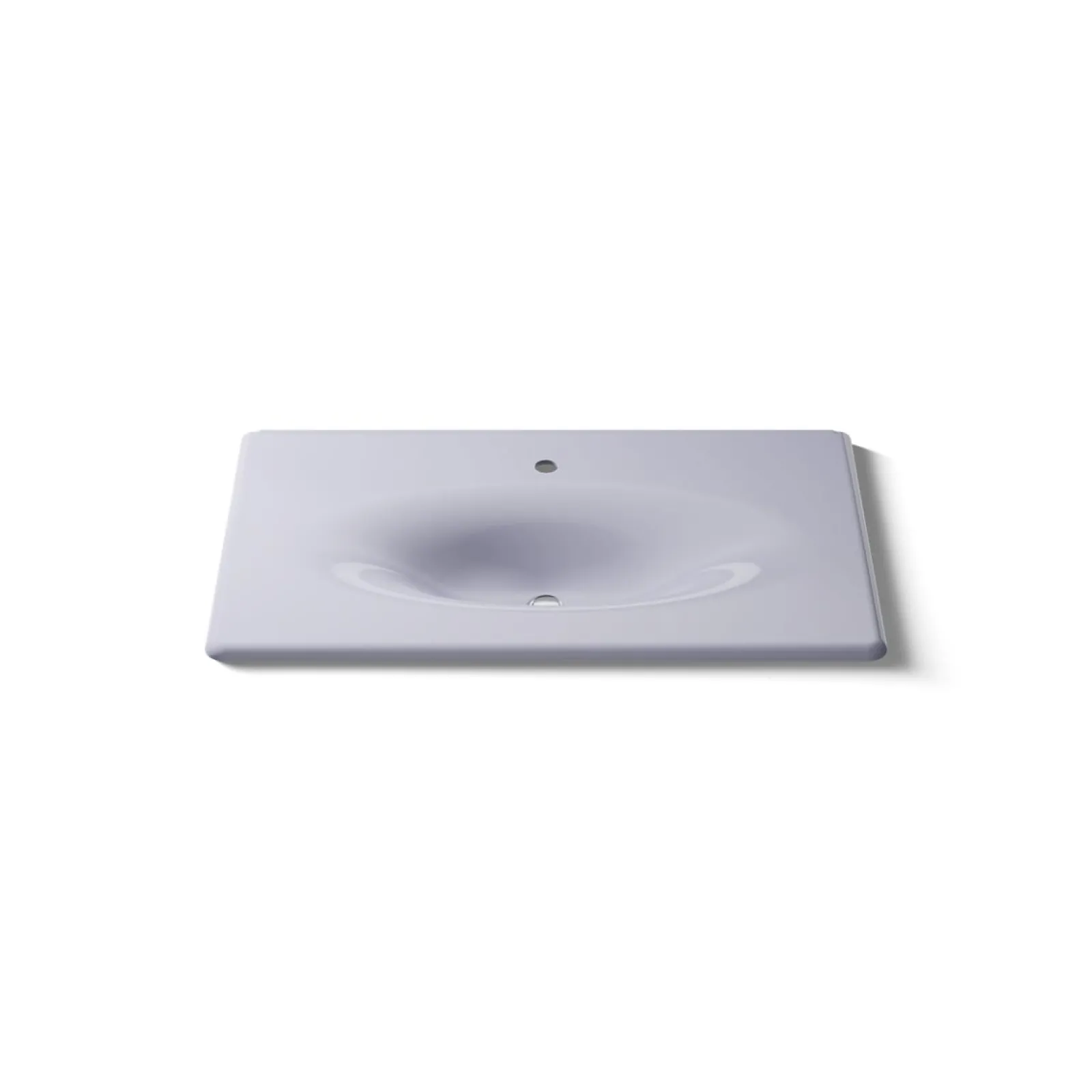 37" Enameled cast iron vanity top with integrated oval sink^Kohler Hot
