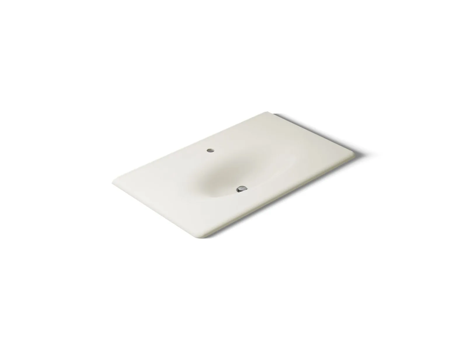 37" Enameled cast iron vanity top with integrated oval sink^Kohler Hot
