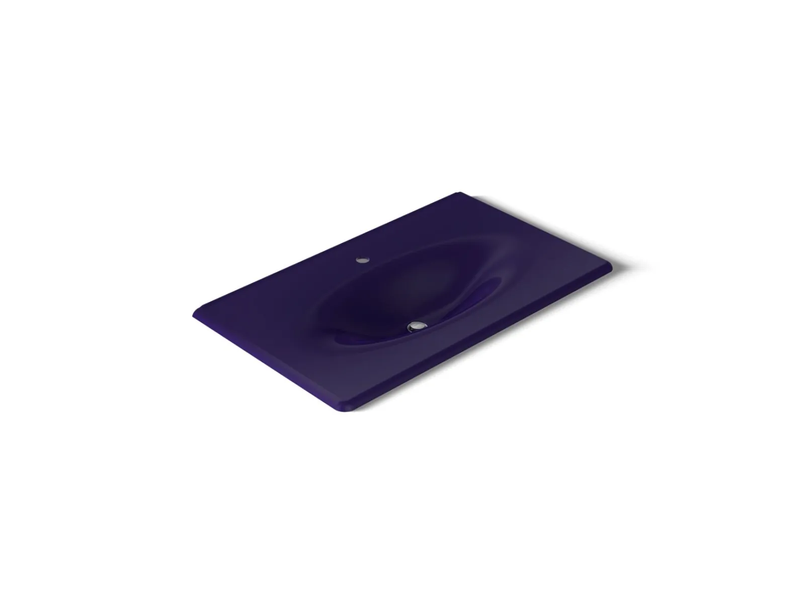 37" Enameled cast iron vanity top with integrated oval sink^Kohler Hot
