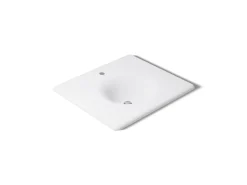 25" Enameled cast iron vanity top with integrated round sink^Kohler New