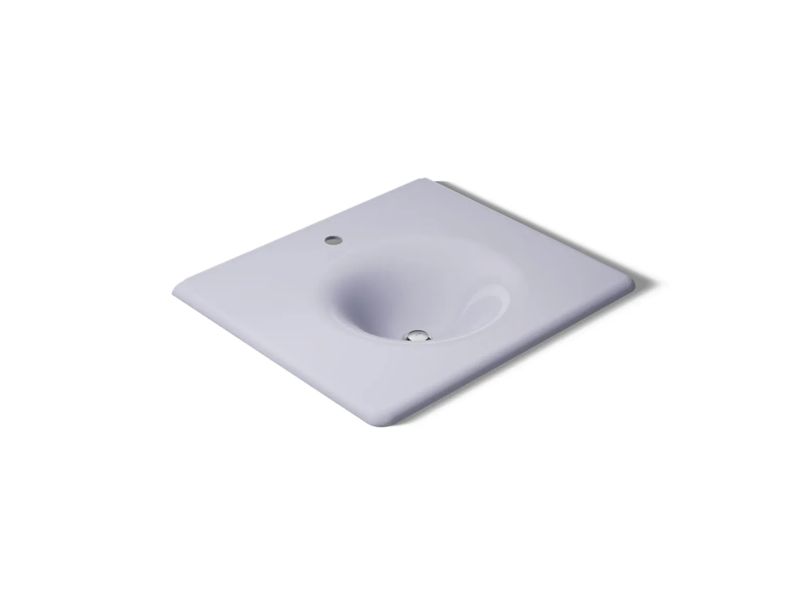 25" Enameled cast iron vanity top with integrated round sink^Kohler New
