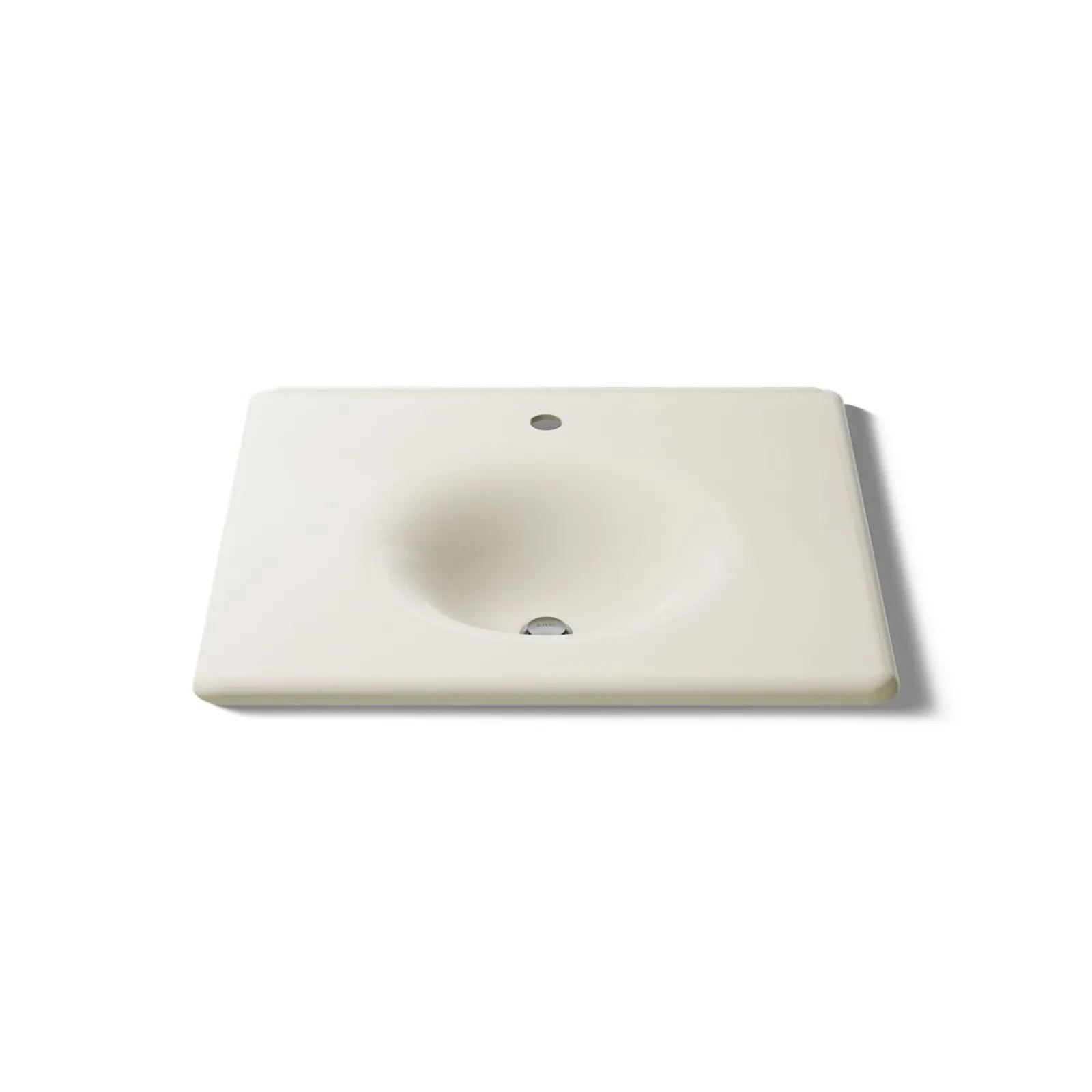 25" Enameled cast iron vanity top with integrated round sink^Kohler New