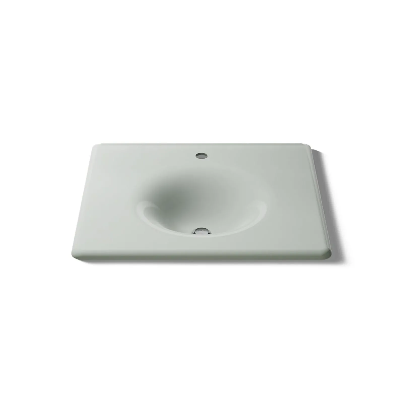 25" Enameled cast iron vanity top with integrated round sink^Kohler New