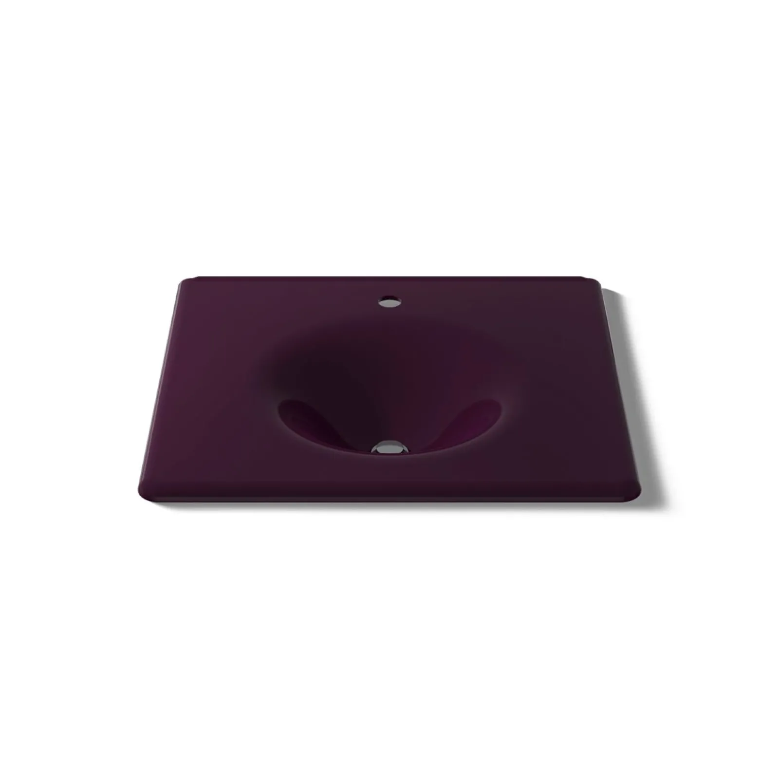 25" Enameled cast iron vanity top with integrated round sink^Kohler New