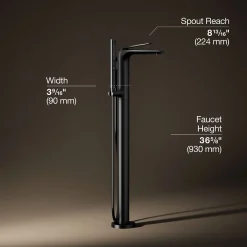 Floor-mount bath filler trim^Kohler Discount