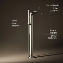Floor-mount bath filler trim^Kohler Discount