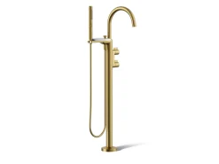 Floor-mount bath filler trim with lever handles and handshower^Kohler Sale