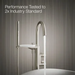 Floor-mount bath filler trim with lever handles and handshower^Kohler Sale
