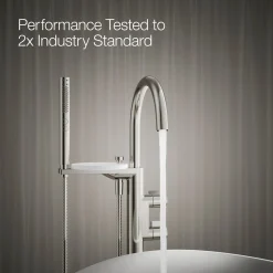 Floor-mount bath filler trim with lever handles and handshower^Kohler Sale