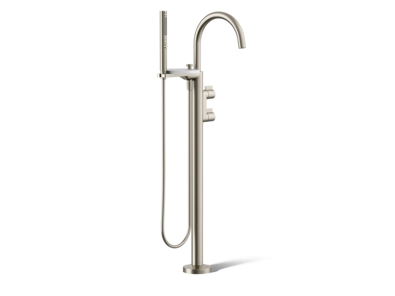 Floor-mount bath filler trim with lever handles and handshower^Kohler Sale
