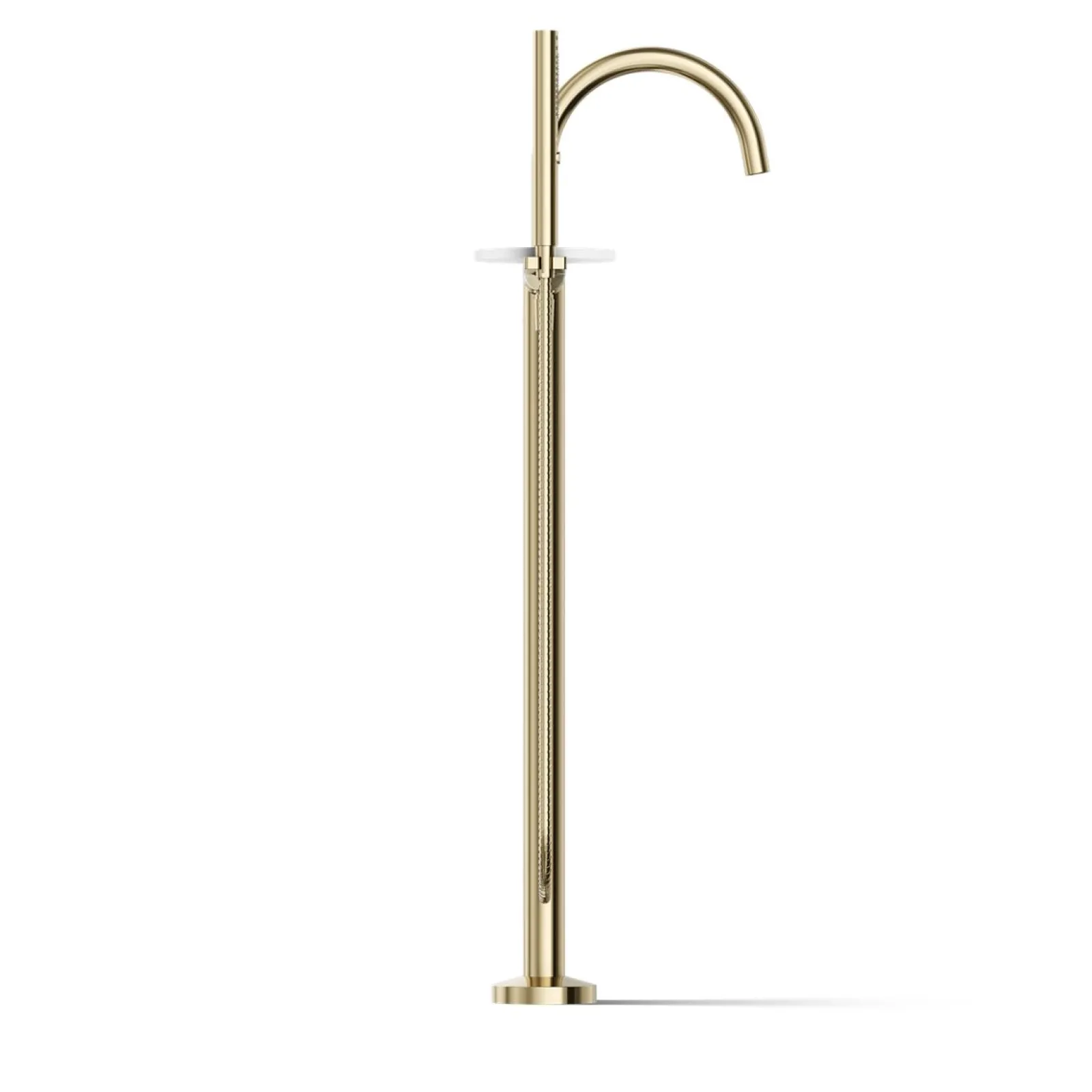 Floor-mount bath filler trim with lever handles and handshower^Kohler Sale