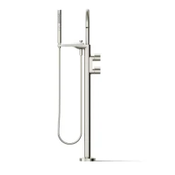 Floor-mount bath filler trim with lever handles and handshower^Kohler Sale