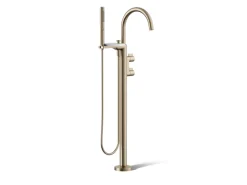 Floor-mount bath filler trim with lever handles and handshower^Kohler Sale