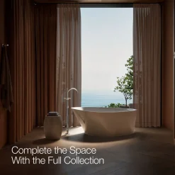 Floor-mount bath filler trim with lever handles and handshower^Kohler Sale