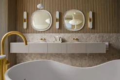 Floor-mount bath filler trim with lever handles and handshower^Kohler Sale